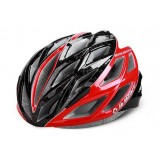 X-type design bicycle helmet with safety light
