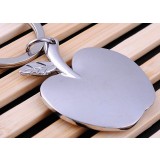 Zinc Alloy Apple Keychain