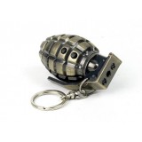 Zinc Alloy grenade-type LED Flashlight Torch Keychain