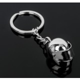 Zinc alloy helmet keychain