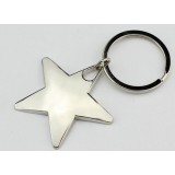 Zinc Alloy Star Keychain