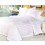 White striped cotton satin 4pcs bedding sheet set for hotel